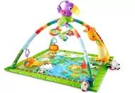 Maty edukacyjne - Fisher Price Mata Edukacyjna Rainforest Z Żyrafą - miniaturka - grafika 1