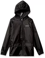 Kurtki i płaszcze dla chłopców - Regatta Unisex dzieci 'Stormbreak' wodoodporne klejone szwy 2 boczne kieszenie zatrzaski na brzegu kurtka na spodnie Czarny 13 yr - miniaturka - grafika 1