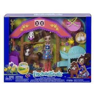 Mattel Enchantimals Żłobek na farmie z lalką GJX23 - Lalki dla dziewczynek - miniaturka - grafika 1