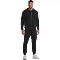 Spodnie sportowe męskie - Męskie spodnie dresowe Under Armour UA Essential Fleece Jogger - czarne - UNDER ARMOUR - miniaturka - grafika 1
