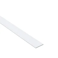 Inne materiały budowlane - Standers Profil płaski pvc 1m 25x2 mm matowy biały - miniaturka - grafika 1