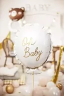 Baby shower i roczek - Balon foliowy Oh baby 53x69cm - PartyDeco - miniaturka - grafika 1