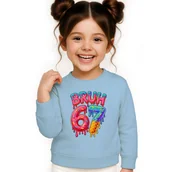 Bluzy dla dziewczynek - BLUZA DZIECIĘCA 67 SIX SEVEN VIRAL 134-140 DLA CHŁOPCA DZIEWCZYNKI - miniaturka - grafika 1