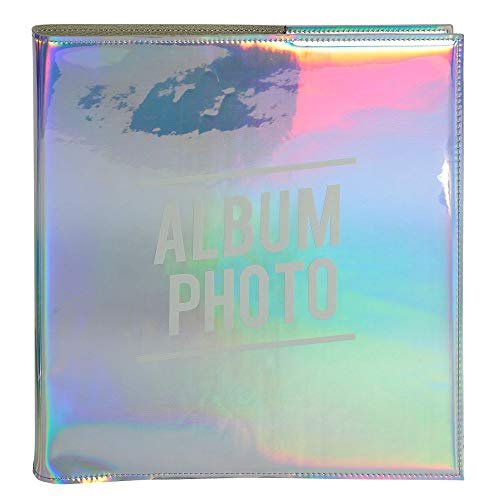 Exacompta 14133E Album na zdjęcia Glossy - książka - 30 czarnych stron - format 25x25cm - kolor: kameleon