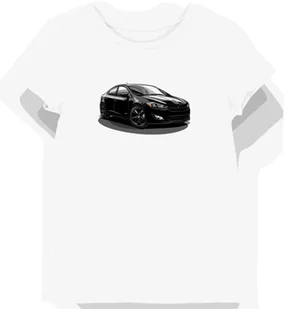 Koszulka damska biała z motywem sportowej klasyki Dodge Dart L - Koszulki i topy damskie - miniaturka - grafika 1