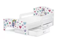 Łóżka dla dzieci i młodzieży - Krakpol Łóżko Smart z Jednorożcem 102/116000UC - miniaturka - grafika 1