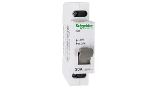 SCHNEIDER Rozłącznik modułowy jednobiegunowy 20A A9S60120 - Inne akcesoria elektryczne - miniaturka - grafika 1