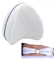 Poduszki - Ag32B Poduszka Piankowa Memory Klin Nogi Biała - miniaturka - grafika 1