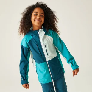 Regatta Dziecięca kurtka przeciwdeszczowa Highton V Niebieski, Rozmiar: 116 cm - Kurtki i płaszcze dla dziewczynek - miniaturka - grafika 1