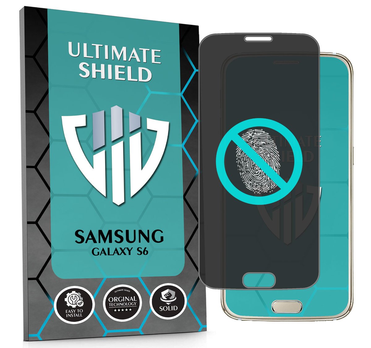 NAJLEPSZE SZKŁO 5D PEŁNE DO SAMSUNG GALAXY S6 SZKIEŁKO NIETŁUKĄCE ORYGINAŁ