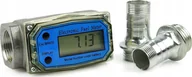 Narzędzia samochodowe - Geko Uniwersalny licznik przepływu cieczy/paliwa LCD 1" 20 - miniaturka - grafika 1