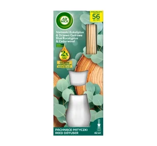 Air Wick patyczki zapachowe Niebieski Eukaliptus & Drzewo Cedrowe 42 ml - Zapachy do domu Air Wick patyczki zapachowe Niebieski Eukaliptus & Drzewo Cedrowe 42 ml - Zapachy do domu - miniaturka - grafika 1