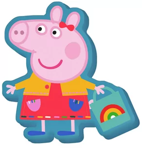 Kids Euroswan Poduszka Peppa Pig 30x30cm PP17035 - - Kołdry i poduszki dla dzieci - miniaturka - grafika 1