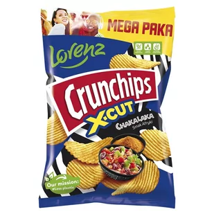 Crunchips X-Cut Chipsy ziemniaczane o smaku chakalaka 200 g - Chipsy - miniaturka - grafika 1