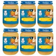 Desery dla dzieci - Gerber Deserek gruszki mango i trzy zboża dla niemowląt po 8 miesiącu zgrzewka 6 x 190 g - miniaturka - grafika 1