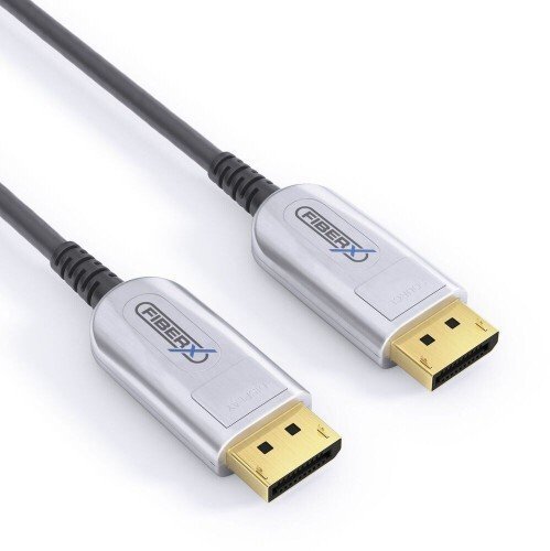 Kabel PureLink FiberX FX-I260-010 kabel DisplayPort 10 m Czarny, Srebrny