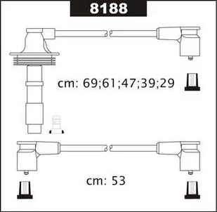 Przewody Zaplonowe 8188 - Kable wysokiego napięcia - miniaturka - grafika 1