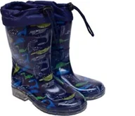 Buty dla chłopców - Kalosze gumowce dziecięce przeciwdeszczowe - miniaturka - grafika 1