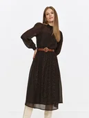 Sukienki - Zwiewna sukienka z drobnym wzorem - miniaturka - grafika 1