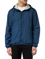 Kurtki męskie - United Colors of Benetton Kurtka męska 2vdwun01 x kurtka przejściowa, niebieska Avio 0y3, XL, Niebieski Avio 0y3, XL - miniaturka - grafika 1