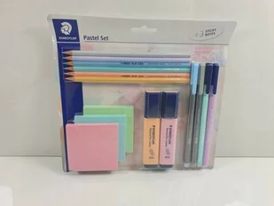 Staedtler STAEDTLER Schreibset 15-teilig Pastell inkl. Notizblöcke - Przybory szkolne - miniaturka - grafika 1