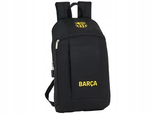 Fc Barcelona Plecaczek 2 Komorowy Fitness 39 CM Siłownia Mini Plecak Czarny - Plecaki - miniaturka - grafika 2