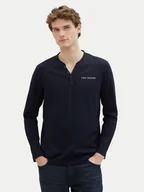 Koszulki męskie - Tom Tailor Longsleeve 1040908 Granatowy Regular Fit - miniaturka - grafika 1