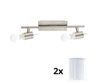 Lampy sufitowe - Eglo - LED Oświetlenie punktowe MY CHOICE 2xE14/4W/230V chrom/białe - miniaturka - grafika 1