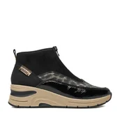 Botki damskie - Botki Rieker N9362-00 Czarny - miniaturka - grafika 1