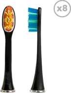 Końcówki do szczoteczek elektrycznych - Końcówka Smiley Końcówki do szczoteczki sonicznej Smiley Pro Pro White 8 szt. czarny - miniaturka - grafika 1