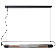 Lampy sufitowe - Lucide LAMPA wisząca CALIXT 05433/02/30 metalowa OPRAWA industrialny zwis czarny 05433/02/30 - miniaturka - grafika 1