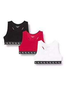 Calvin Klein Biustonosz dziewczęcy, Blissfulberry/Pvhblack/Pvhwhite, 8 lat - Biustonosze - miniaturka - grafika 1