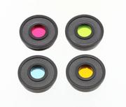 Paski, szelki, uprzęże foto - Podstawowy zestaw filtrów kolorowych Bresser 1,25" (czerwony, zielony, niebieski, żółty) - miniaturka - grafika 1