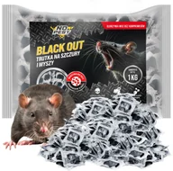 Zwalczanie i odstraszanie szkodników - Trutka Trucizna Środek na Myszy Szczury Gryzonie 1kg Czarna Pasta Brodifakum Przeciw Myszom Szczurom - miniaturka - grafika 1