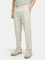 Spodnie męskie - Jack&Jones Chinosy Marco 12193553 Beżowy Slim Fit - miniaturka - grafika 1