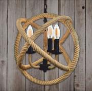 Lampy sufitowe - Globo Lighting Lampa wisząca Rope PRP160119 307903 - miniaturka - grafika 1