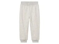 Spodnie i spodenki dla dziewczynek - lupilu® Spodnie niemowlęce z polaru (98/104, Szary) - miniaturka - grafika 1