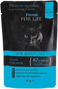 Korzystny pakiet mieszany Fitmin Cat For Life Adult, 56 x 85 g - Kaczka - Mokra karma dla kotów - miniaturka - grafika 1