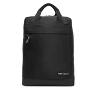 Plecaki - Plecak Pepe Jeans Glen PM0300014 Czarny - miniaturka - grafika 1