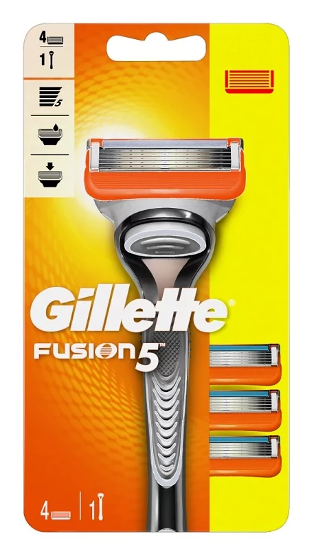 Gillette Fusion Manual - Maszynka do golenia + 3 Wkłady