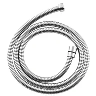 Węże elastyczne - Wąż natryskowy stalowy o pojedynczym splocie 150 cm chrom Invena - miniaturka - grafika 1