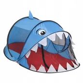 Namioty i tipi dla dzieci - SAMOROZKŁADAJĄCY SIĘ NAMIOT PLAŻOWY DLA DZIECI NAMIOT OGRODOWY REKIN - miniaturka - grafika 1