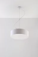 Lampy sufitowe - Sollux Lighting Lampa Wisząca Arena biała mała - SL.0117 - miniaturka - grafika 1