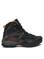 Buty trekkingowe męskie - Mammut Trekkingi 3030-05040 Czarny - miniaturka - grafika 1