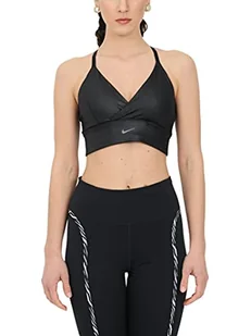 Nike W Nk Indy Textured Shine Bra Biustonosz Sport Unisex - Dorosły - Biustonosze - miniaturka - grafika 1