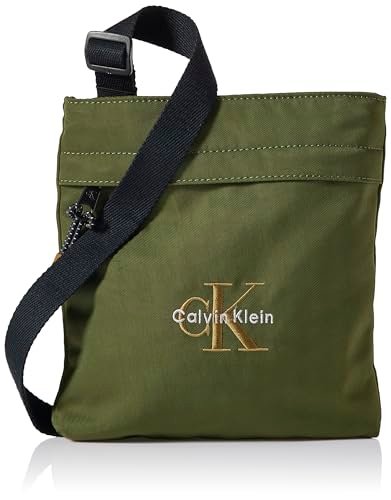 Calvin Klein Męski pogrubiony płaski plecak LV04D3178G Crossover, beżowy (tymianek), jeden rozmiar, Beżowy (tymianek), Rozmiar Uniwersalny