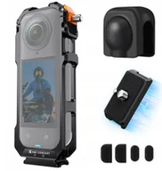 Akcesoria do kamer sportowych - Frame Mount Klatka Ochronna Ramka 2x Iso 1/4 Gopro Dekielek Do Insta360 X5 / Kf31.182 - miniaturka - grafika 1