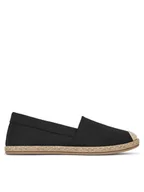 Espadryle damskie - JENNY Espadryle WSK1609-20 Czarny - miniaturka - grafika 1