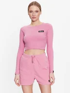 Bluzki damskie - Ellesse Bluzka Linny SGR17947 Różowy Slim Fit - miniaturka - grafika 1