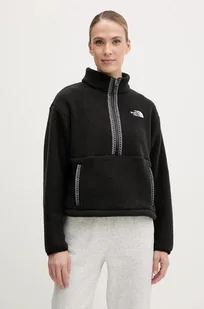 The North Face bluza TNF Fleeski damska kolor czarny z aplikacją NF0A88Z3KX71 - Bluzy damskie - miniaturka - grafika 1